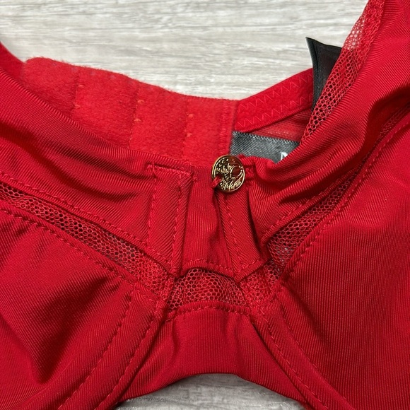 Natori Unpadded Underwire Bra Red 746168 Un-padded 34D - Picture 5 of 8
